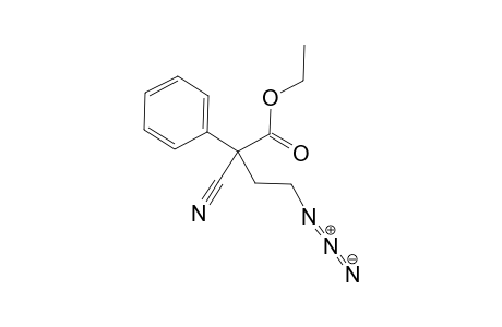 Ethyl 4-Azido-2-cyano-2-phenylbutanoate