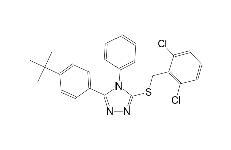 5-(4-tert-butylphenyl)-4-phenyl-4H-1,2,4-triazol-3-yl 2,6-dichlorobenzyl sulfide