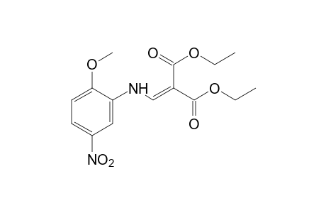[(5-nitro-o-anisidino)methylene]malonic acid, diethyl ester