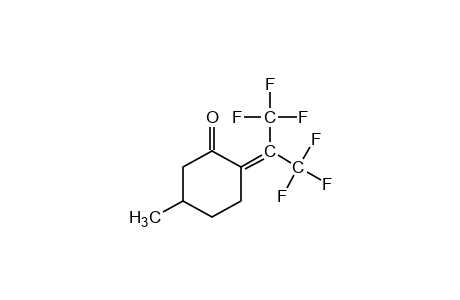 5-methyl-2-[2,2,2-trifluoro-1-(trifluoromethyl)ethylidene]cyclohexanone