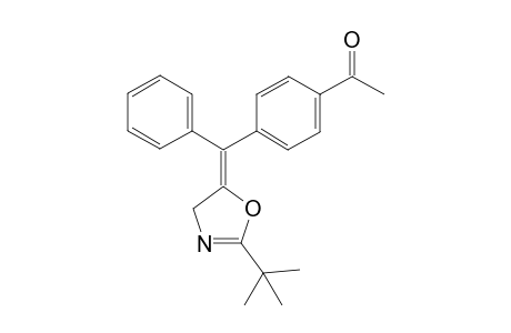 (Z)-1-(4-((2-tert-butyloxazol-5(4H)-ylidene)(phenyl)methyl)phenyl)ethanone