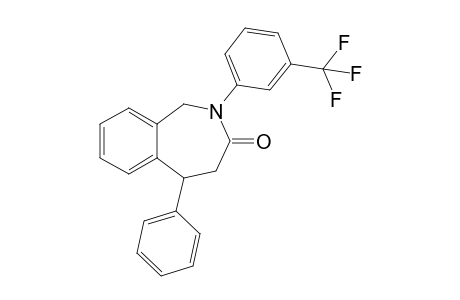 2-(3-trifluormethylphenyl)-5-phenyl-1,2,4,5-tetrahydro-2-benzazepin-3-one