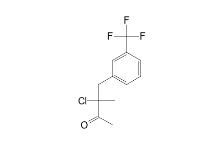 3-CHLORO-3-METHYL-4-(alpha,alpha,alpha-TRIFLUORO-m-TOLYL)-2-BUTANONE