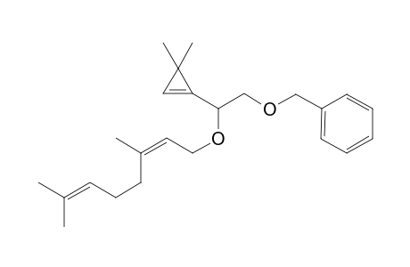 [2-(3,3-Dimethylcycloprop-1-enyl)-2-((Z)-3,7-dimethylocta-2,6-dienyloxy)ethoxymethyl]-benzene