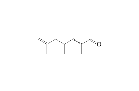 2,4,6-Trimethylhepta-2,6-dienal