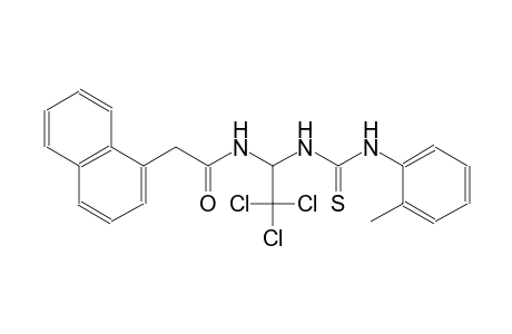2-(1-naphthyl)-N-{2,2,2-trichloro-1-[(2-toluidinocarbothioyl)amino]ethyl}acetamide