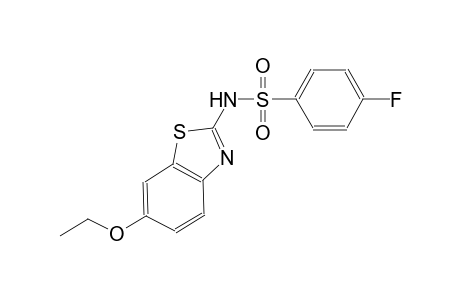 N-(6-ethoxy-1,3-benzothiazol-2-yl)-4-fluorobenzenesulfonamide