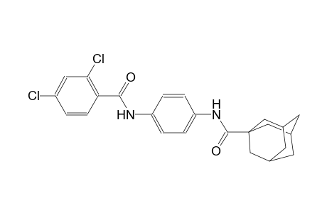 tricyclo[3.3.1.1~3,7~]decane-1-carboxamide, N-[4-[(2,4-dichlorobenzoyl)amino]phenyl]-