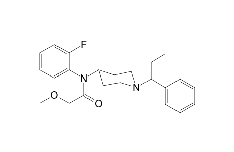N-2-Fluorophenyl-2-methoxy-N-[1-(1-phenylpropyl)piperidin-4-yl]acetamide