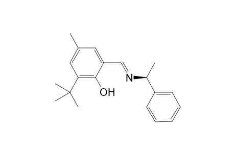 (S,E)-2-tert-butyl-4-methyl-6-((1-phenylethylimino)methyl)phenol