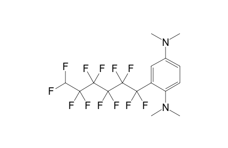 2-(6H-Perfluorohexyl)-N,N,N',N'-tetramethylphenylene-1,4-diamine