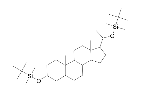 3,20-Bis([tert-butyl(dimethyl)silyl]oxy)pregnane