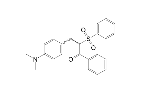 4-(dimethylamino)-alpha-(phenylsulfonyl)chalcone