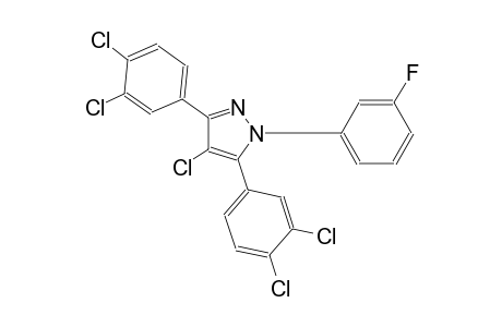 4-chloro-3,5-bis(3,4-dichlorophenyl)-1-(3-fluorophenyl)-1H-pyrazole