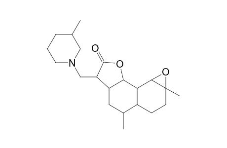 1a,4-Dimethyl-6-[(3-methyl-1-piperidinyl)methyl]decahydrooxireno[2',3':7,8]naphtho[1,2-b]furan-7(2H)-one