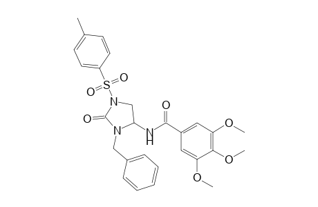 3-Benzyl-4-(3,4,5-trimethoxybenzamido)-1-tosyl-2-imidazolidinone