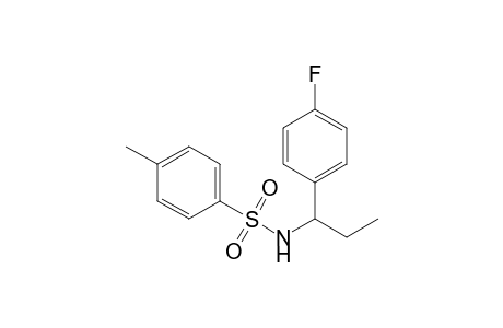 N-[1-(4-fluorophenyl)propyl]-4-methylbenzenesulfonamide