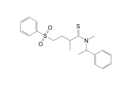 2-N-Dimethyl-N-(1'-phenylethyl)-4-phenylsulfonyl)butanthioamide