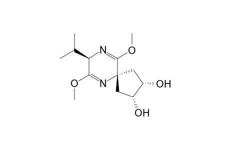 (2R,3'R,4'S,5R)-2,5-Dihydro-5-isopropyl-3,6-dimethoxypyrazine-2-spirocyclopentane-3',4'-diol