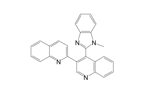 4-(1-Methyl-2-benzimidazolyl)-3-(2-quinolinyl)quinoline