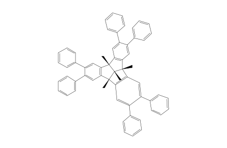 4b,8b,12b,12d-Tetramethyl-2,3,6,7,10,11-hexaphenyl-4b,8b,12b,12d-tetrahydrodibenzo[2,3:4,5]pentaleno[1,6-ab]indene