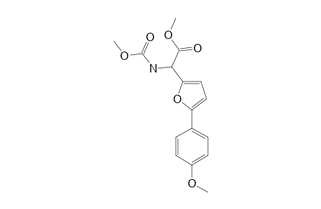 METHOXYCARBONYLAMINO-[5-(4-METHOXYPHENYL)-FURAN-2-YL]-ACETIC-ACID-METHYLESTER