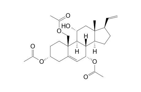 [(3R,7S,8S,9S,10S,11R,13R,14S,17R)-3,7-diacetoxy-11-hydroxy-13-methyl-17-vinyl-2,3,4,7,8,9,11,12,14,15,16,17-dodecahydro-1H-cyclopenta[a]phenanthren-10-yl]methyl acetate