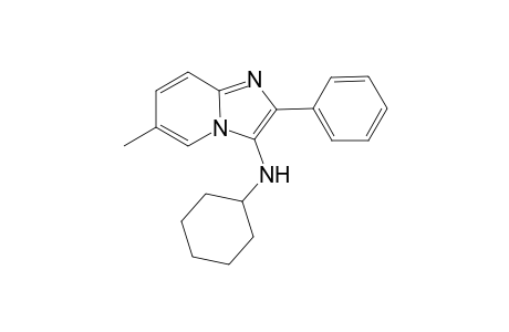 N-Cyclohexyl-6-methyl-2-phenylimidazo[1,2-a]pyridin-3-amine
