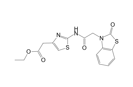 Ethyl (2-{[(2-oxo-1,3-benzothiazol-3(2H)-yl)acetyl]amino}-1,3-thiazol-4-yl)acetate