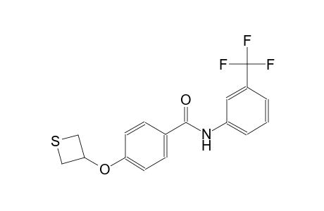 4-(3-thietanyloxy)-N-[3-(trifluoromethyl)phenyl]benzamide