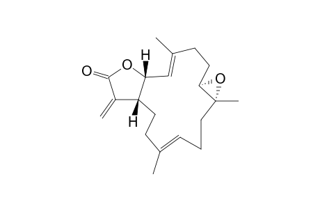 Oxireno[9,10]cyclotetradeca[1,2-b]furan-9(1aH)-one, 2,3,6,7,7a,8,10a,13,14,14a-decahydro-1a,5,12-trimethyl-8-methylene-, [1aS-(1aR*,4E,7aR*,10aR*,11E,14aR*)]-