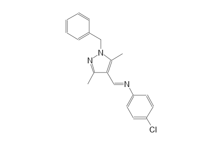 benzenamine, 4-chloro-N-[(E)-[3,5-dimethyl-1-(phenylmethyl)-1H-pyrazol-4-yl]methylidene]-