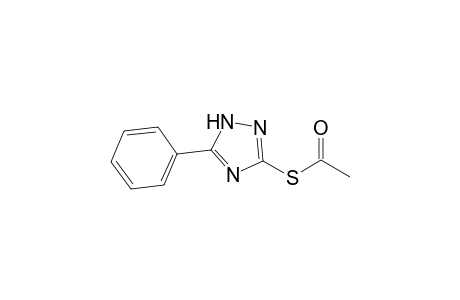 S-(3-Phenyl-1H-1,2,4-triazol-5-yl) ethanethioate