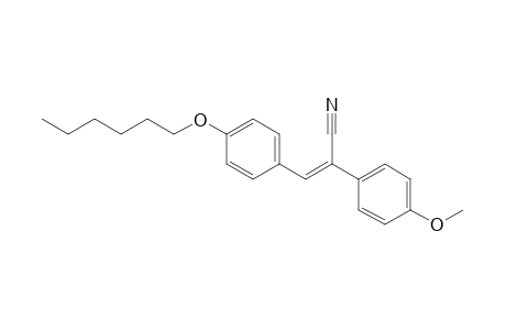 Benzeneacetonitrile, .alpha.-[[4-(hexyloxy)phenyl]methylene]-4-methoxy-