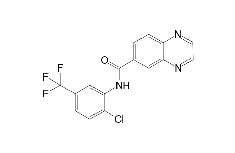 6-Quinoxalinecarboxamide, N-[2-chloro-5-(trifluoromethyl)phenyl]-