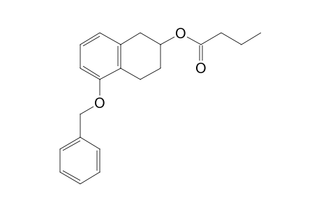 rac-5-benzyloxy-2-tetralyl butyrate