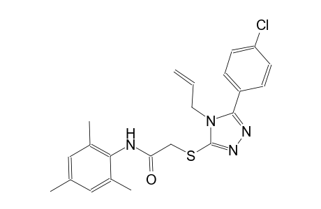2-{[4-allyl-5-(4-chlorophenyl)-4H-1,2,4-triazol-3-yl]sulfanyl}-N-mesitylacetamide