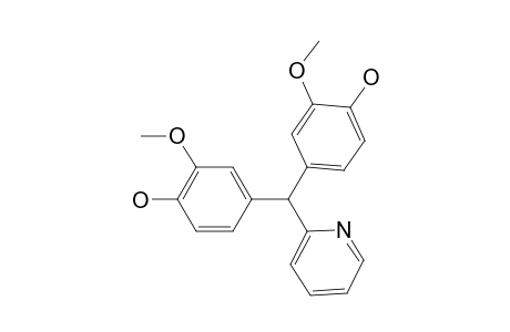 2-(di(4-hydroxy-3-methoxyphenyl)methyl)pyridine
