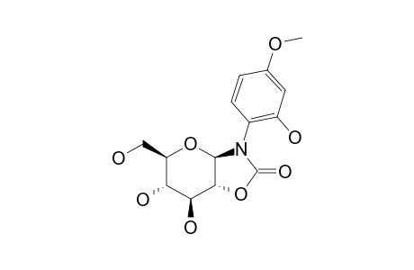 1-(2-HYDROXY-4-METHOXYPHENYLAMINO)-1-DEOXY-BETA-D-GLUCOSIDE-1,2-CARBAMATE