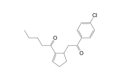 1-[5-[2-(4-chlorophenyl)-2-oxo-ethyl]cyclopenten-1-yl]pentan-1-one