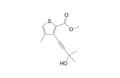 Methyl 3-(3-hydroxy-3-methylbut-1-yn-1-yl)-4-methylthiophene-2-carboxylate