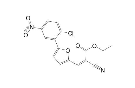 ethyl (2Z)-3-[5-(2-chloro-5-nitrophenyl)-2-furyl]-2-cyano-2-propenoate
