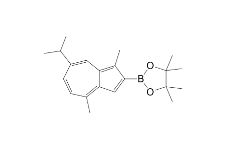 2-(1,4-dimethyl-7-propan-2-yl-2-azulenyl)-4,4,5,5-tetramethyl-1,3,2-dioxaborolane