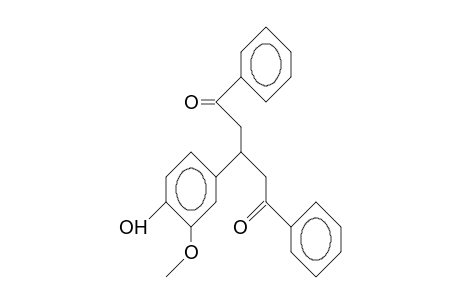1,5-Diphenyl-3-(4-hydroxy-3-methoxy-phenyl)-1,5-pentanedione