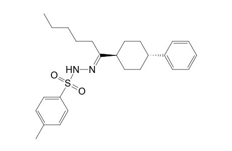 1-(trans-4-phenylcyclohexyl)-1-hexanone-p-tolylsulfonylhydrazone