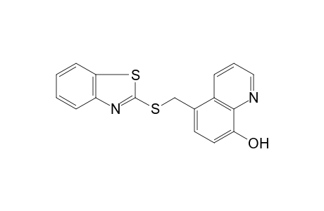 5-(1,3-benzothiazol-2-ylsulfanylmethyl)quinolin-8-ol