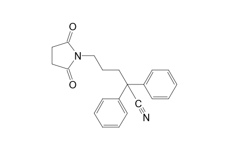 N-(4-cyano-4,4-diphenylbutyl)succinimide