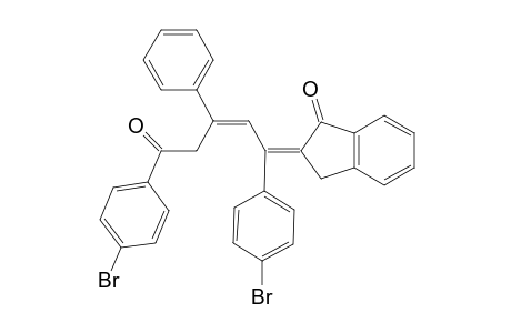 2-[1,5-bis(4-bromophenyl)-5-oxo-3-phenyl-2-pentenylidene]-2,3-dihydro-1H-inden-1-one