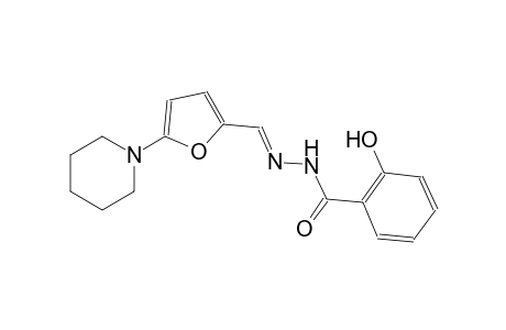 2-hydroxy-N'-{(E)-[5-(1-piperidinyl)-2-furyl]methylidene}benzohydrazide