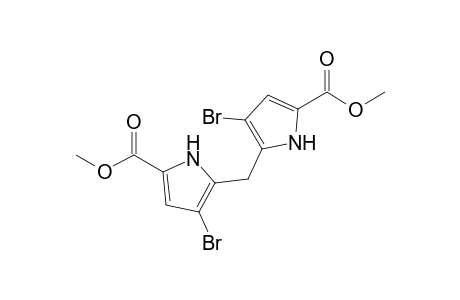 4-bromo-5-[(3-bromo-5-carbomethoxy-1H-pyrrol-2-yl)methyl]-1H-pyrrole-2-carboxylic acid methyl ester